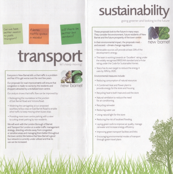Tesco Exhibition Leaflet 5 June 2008 - Front